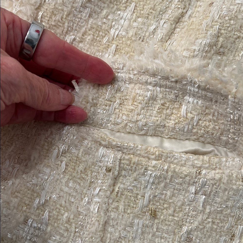 Zara Chanel Style Boucle Jacket - Picture 5 of 6